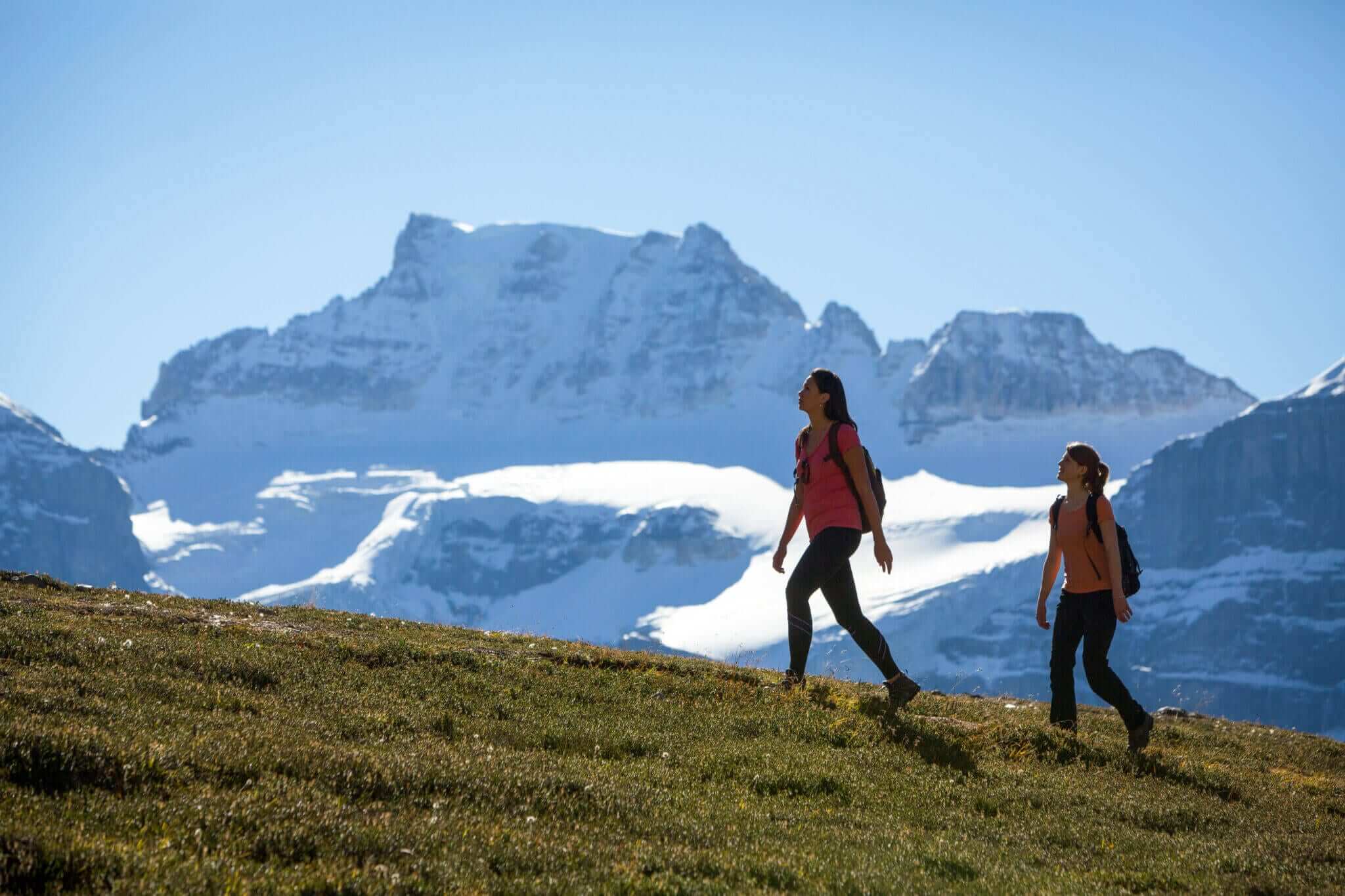 Vandring ved Lake Louise