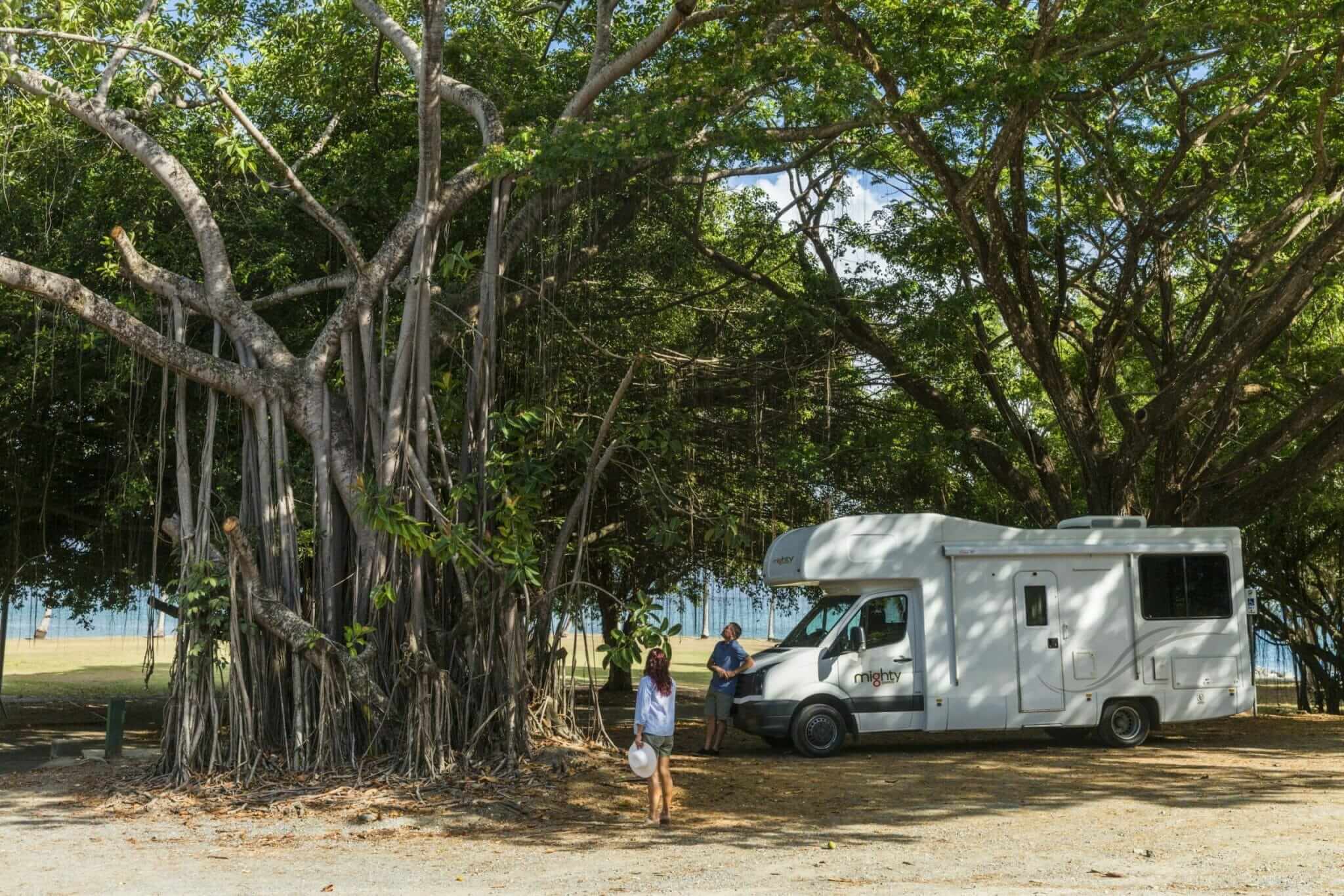 Autocamper ved Port Douglas