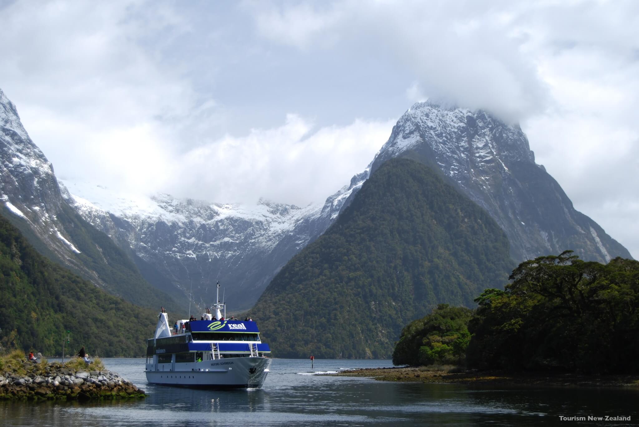 Milford Sound, Fiordland. Foto: Tourism New Zealand