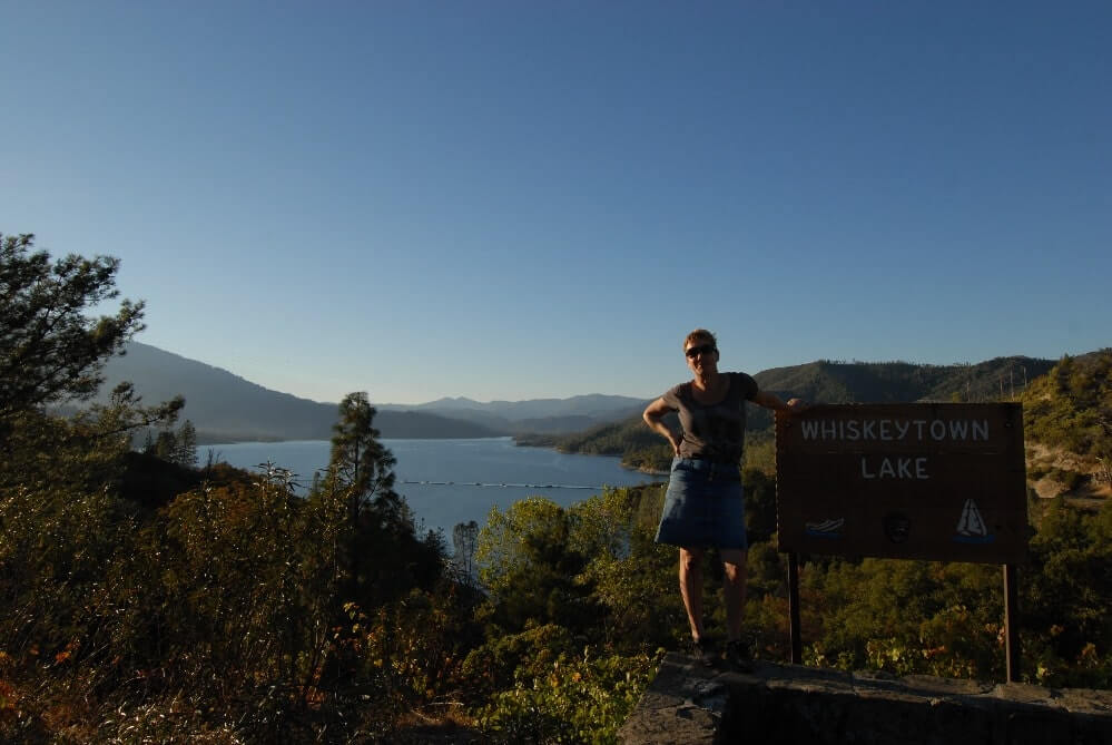 Sen eftermiddag ved Whiskeytown Lake, som er endnu en af Californiens mange opdæmmede søer.