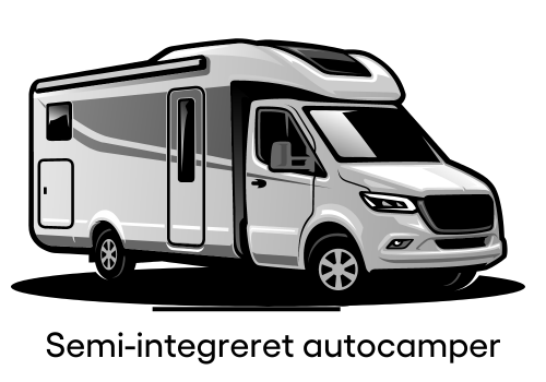 Semi-integreret autocamper